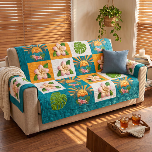 Beach Patch Quilted Sofa Cover NCU0TD2831