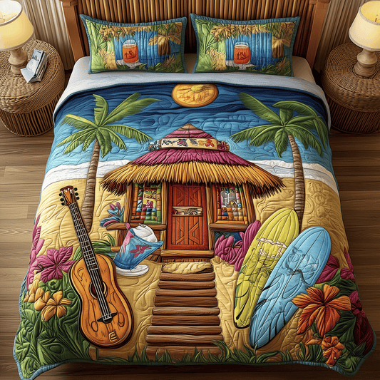 Beach Retreat Quilted Bedding Set NCU0TH2657