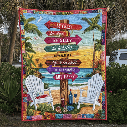 Beach State of Mind Quilted Blanket NCU0TH2675
