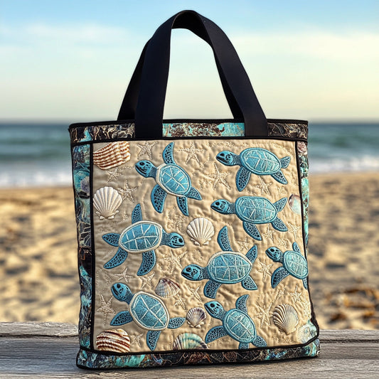 Beach Wanderer Quilted Tote Bag NCU0DV6799