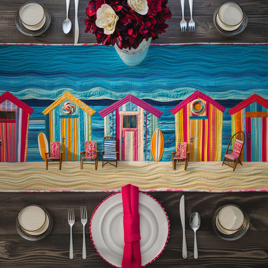 Beachfront Bliss Quilted Table Runner NCU0NT6484