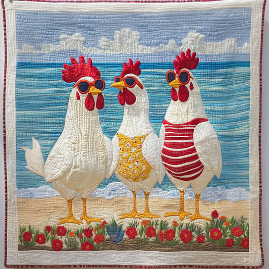 Beachside Beak Squad Quilted Blanket NCU0NT6943