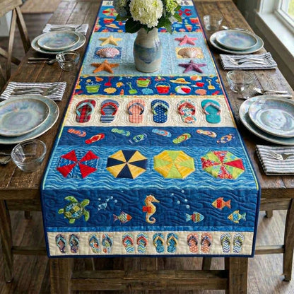 Beachside Days Quilted Table Runner NCU0NT12503