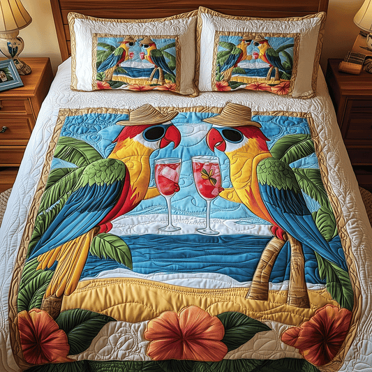 Beachside Dreams Quilted Bedding Set NCU0TH2609