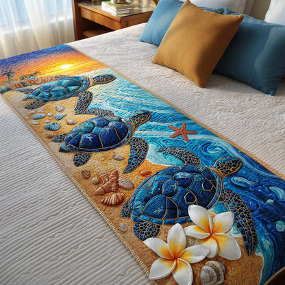 Turtle Quilted Bed Runner NCU0VT205