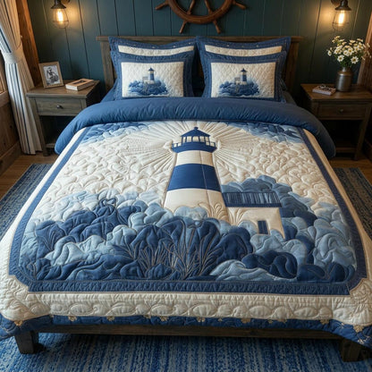 Beacon Breeze 3-Piece Quilted Bedding Set NCU0DV2952