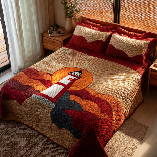 Beacon Crest 3-Piece Quilted Bedding Set NCU0XD035