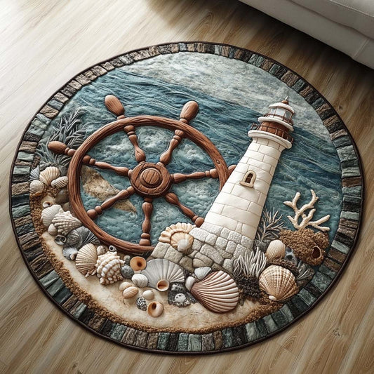 Beacon of Calm Quilted Round Mat NCU0NT7449