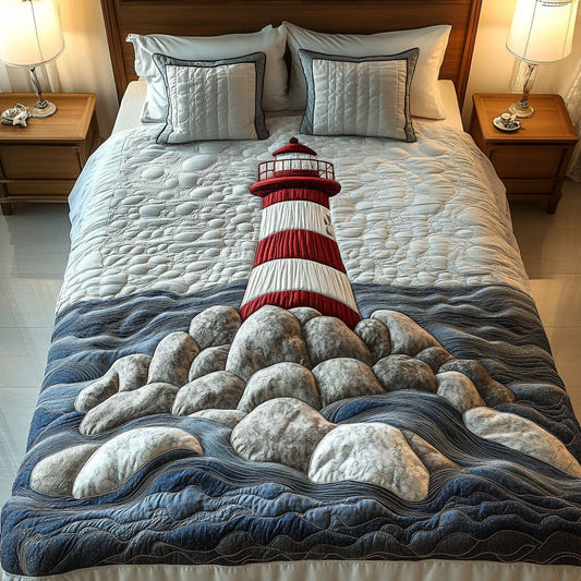 Beacon of Hope 3-Piece Quilted Bedding Set NCU0NT4712