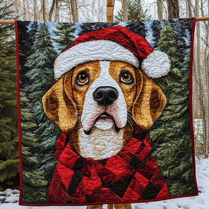 Beagle Merry Moments Quilted Blanket NCU0PT1606