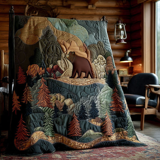 Bear Country Dreams Quilted Blanket NCU0PT9184