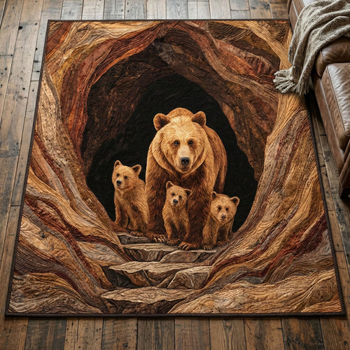 Bear Family Den Area Rug NCU0NT12438
