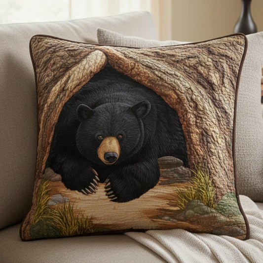 Bear Retreat Quilted Pillow Case NCU0NT11548