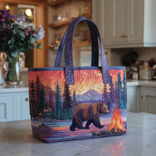 Bear Camp Glow Quilted Tote Bag NCU0NT9160