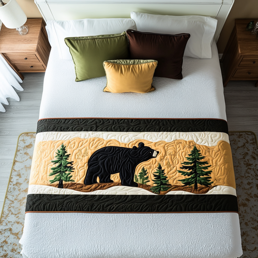 Bear Creek Quilted Bed Runner NCU0PT8366