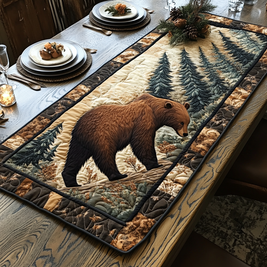Bear Creek Quilted Table Runner NCU0DV5088