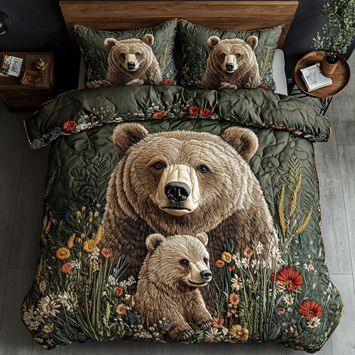 Bear Dreams Quilted Bedding Set NCU0DK6430