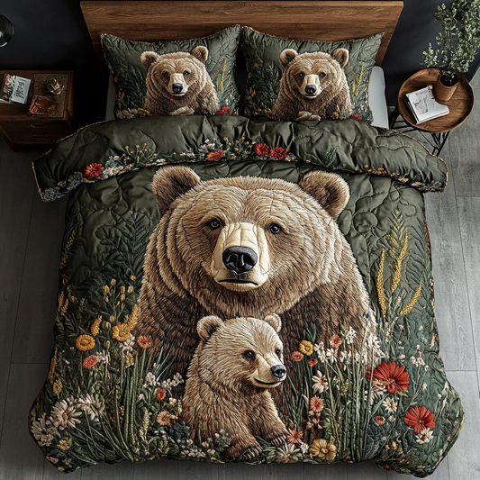 Bear Dreams Quilted Bedding Set NCU0DK6430