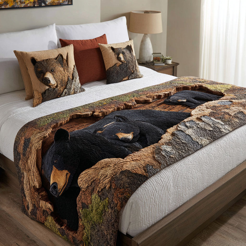 Bear Horizon Quilted Bed Runner NCU0DK11872