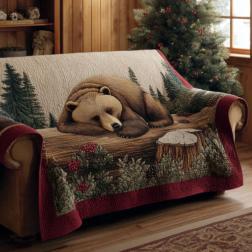 Bear Horizon Quilted Sofa Cover NCU0DK11648