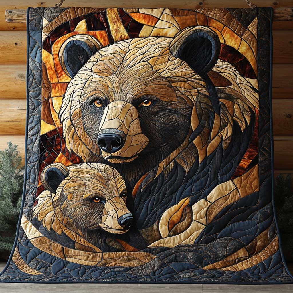 Bear Hug Haven Quilted Blanket NCU0XD511