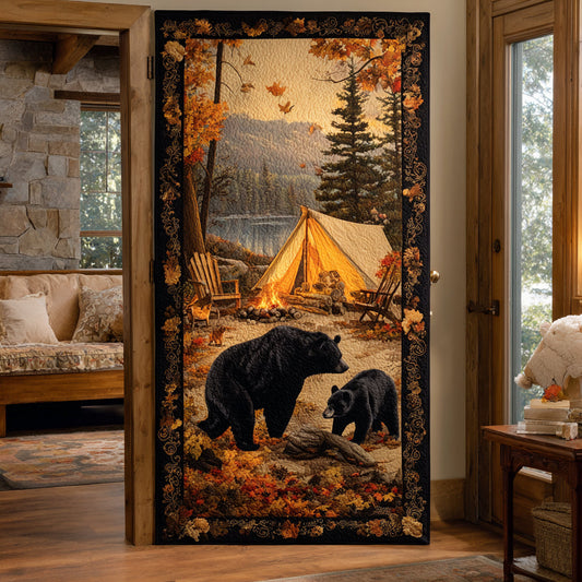 Bear Journey Quilted Door Cover NCU0DV8811