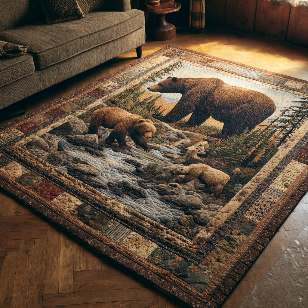 Bear Meadow Area Rug NCU0DK10500 – Vantique