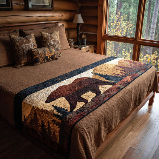 Bear Nest Quilted Bed Runner NCU0DV6990
