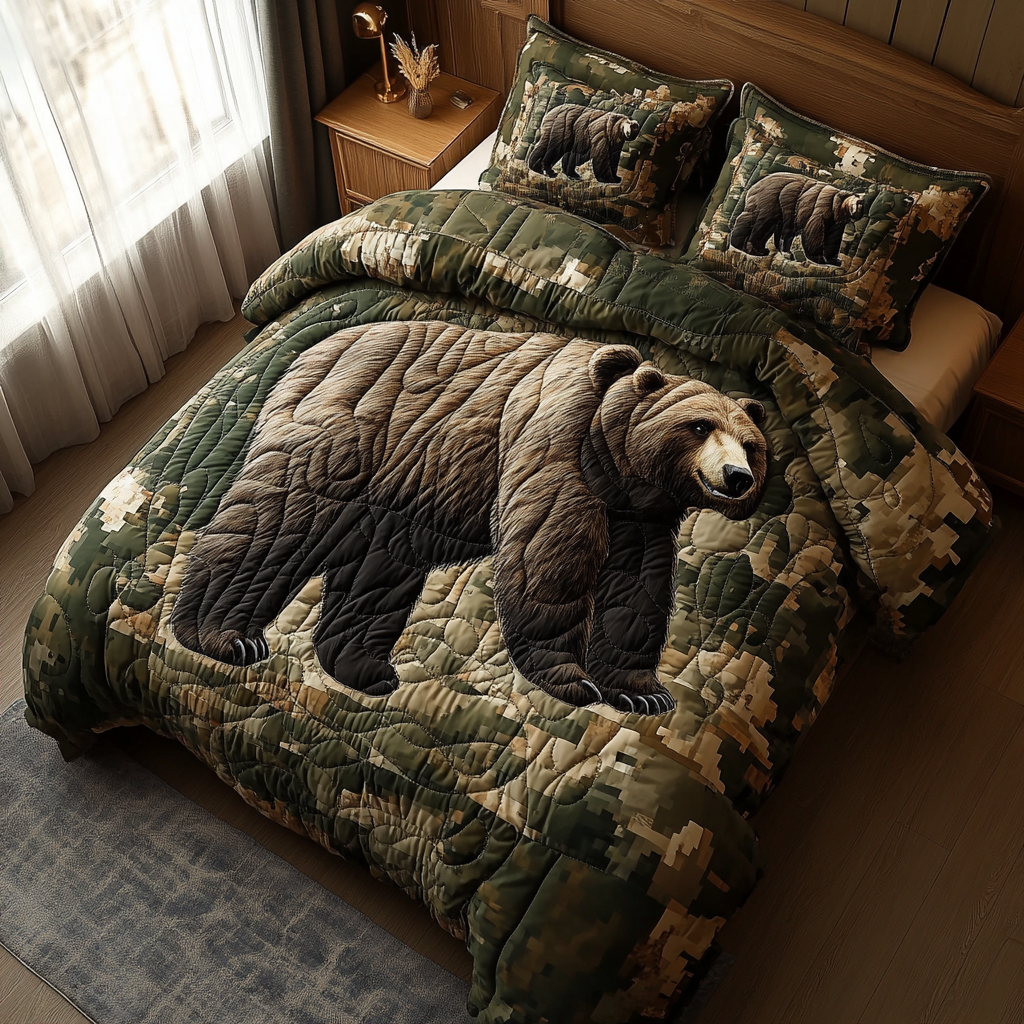 Bear Ridge Quilted Bedding Set NCU0DV2471