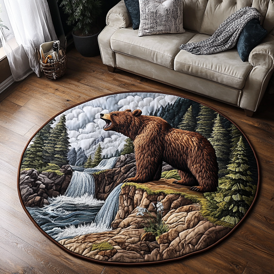 Bear Spirit Quilted Round Mat NCU0DK10354