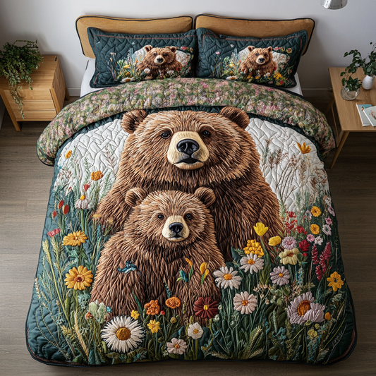 Bear Tracks Quilted Bedding Set NCU0DK6431