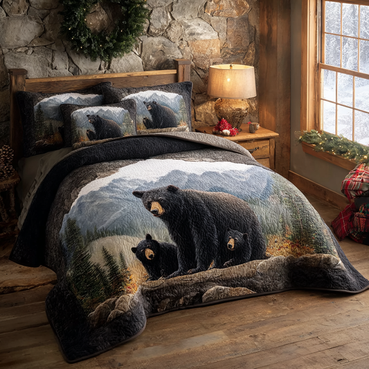 Bear Valley 3-Piece Quilted Bedding Set NCU0DK11387