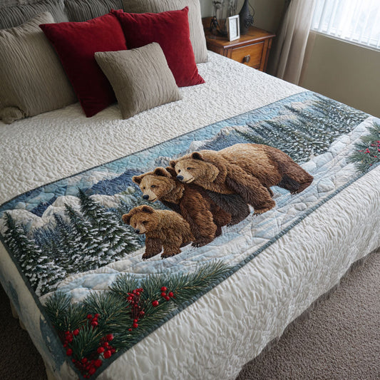 Bear Whisper Quilted Bed Runner NCU0DK11870