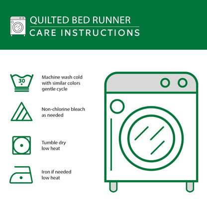 Christmas Tree Quilted Bed Runner NCU0VT248
