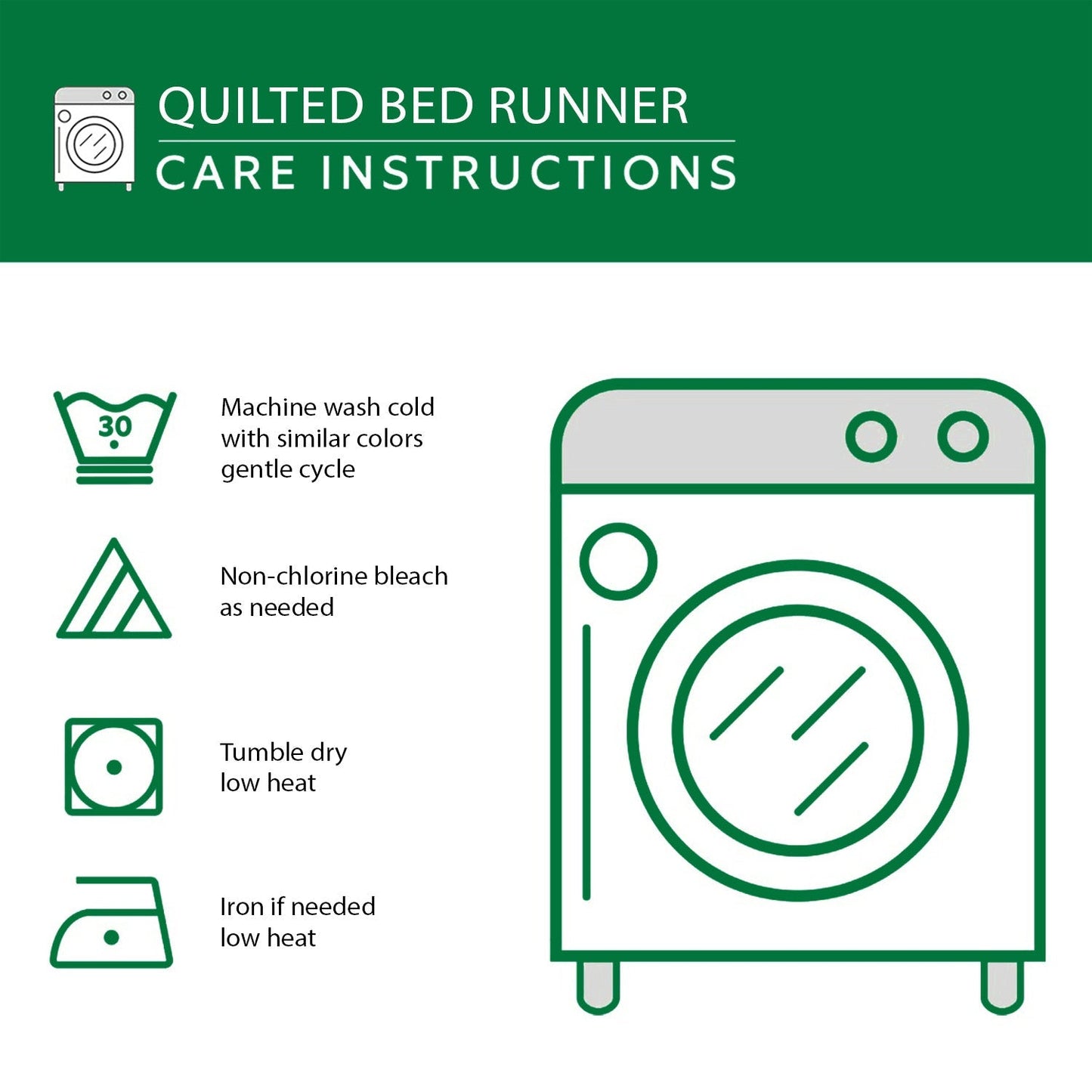 Cactus Quilted Bed Runner NCU0VT224