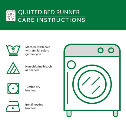 Cactus Quilted Bed Runner NCU0VT224