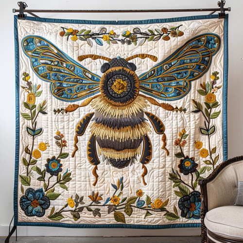 Bee Bliss Quilted Blanket NCU0DK297