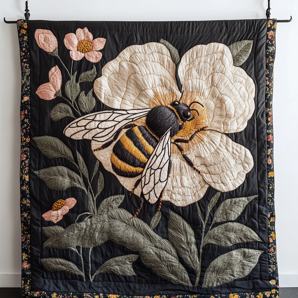 Bee Flight Quilted Blanket NCU0DK8253