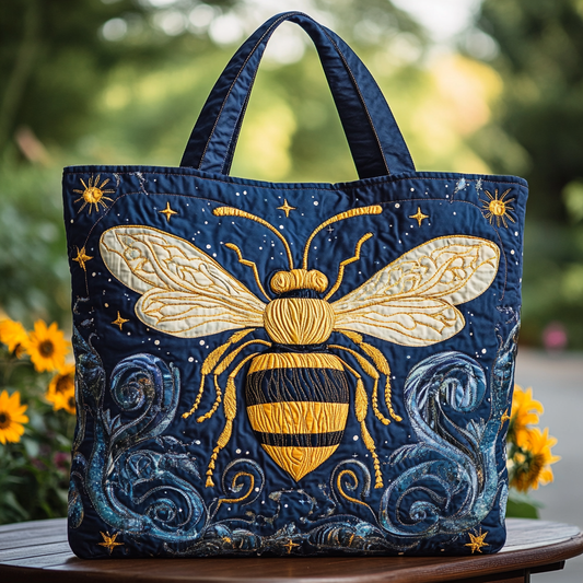 Bee Spirit Quilted Tote Bag NCU0DK8697