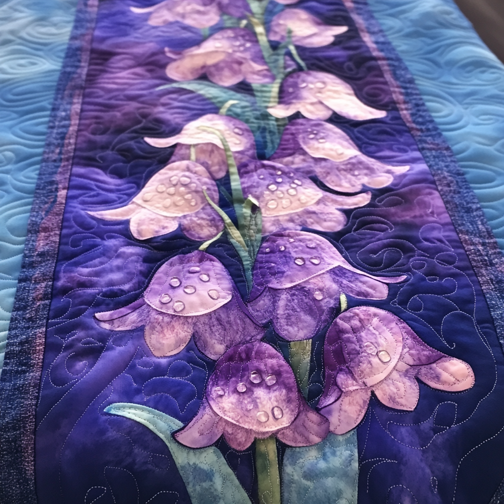 Bell Garden Quilted Table Runner NCU0DK6940