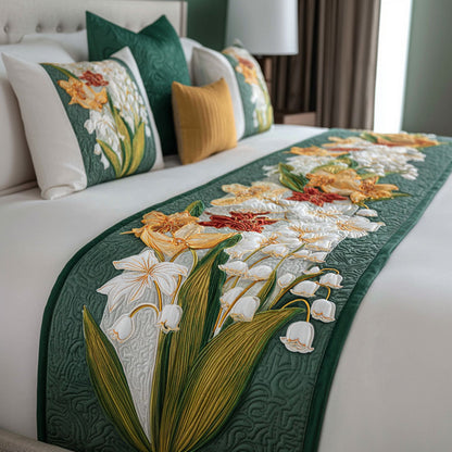 Bellflower Grace Quilted Bed Runner NCU0PT11151