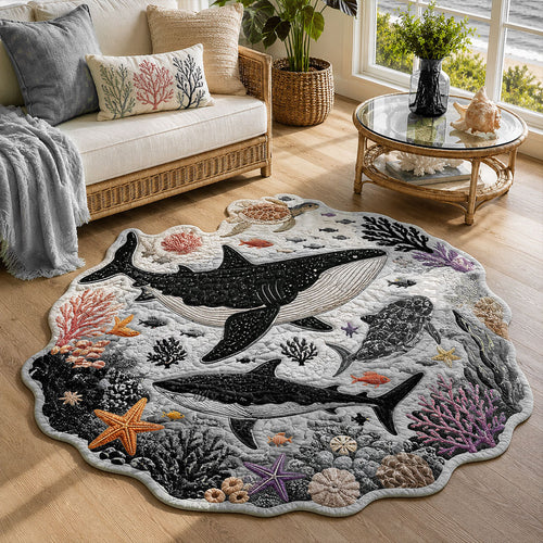 Beneath the Waves Custom Shape Area Rug NCU0PT11957