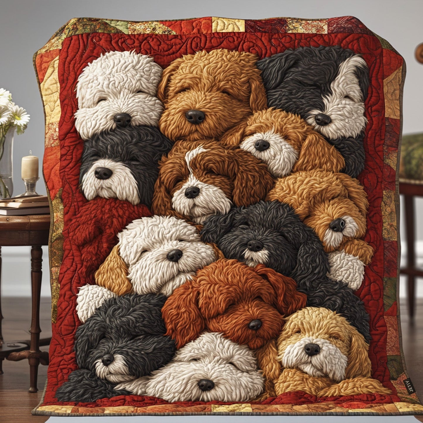 Bernie Buddies Quilted Blanket NCU0PT2329