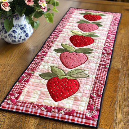 Berry Love Quilted Table Runner NCU0NT3625