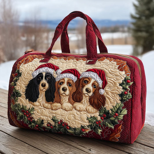 Best Friend Spaniel Quilted Duffle Bag NCU0PT9322