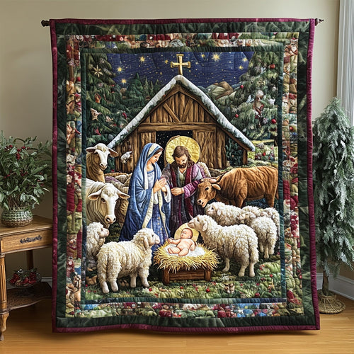 Bethlehem Eve Art Quilt Hanging NCU0PT1211