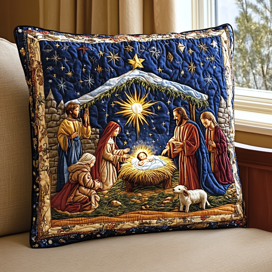 Bethlehem Star Quilted Quilted Pillow Case NCU0DK1556