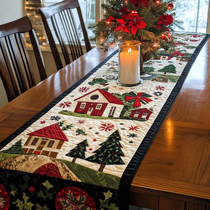 Bethlehem Star Quilted Table Runner NCU0NT635