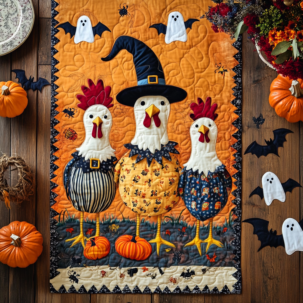 Bewitching Farm Quilted Table Runner NCU0TL1219