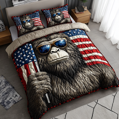 BigFoot Cool 3-Piece Quilted Bedding Set NCU0DK8477